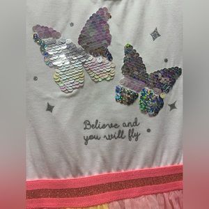 Zunie butterfly dress size 6x